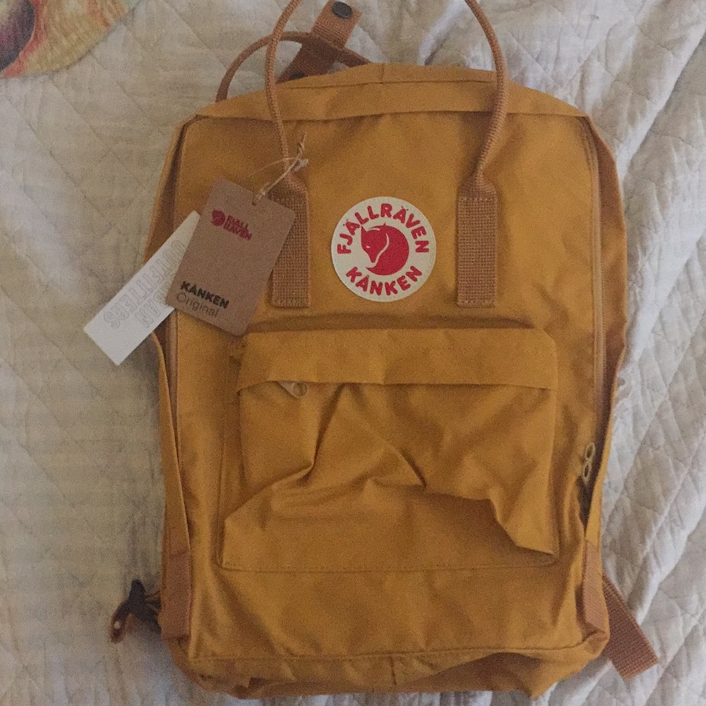 Fjallraven kanken backpack orange Urban outfitters